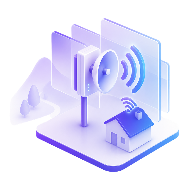 Conexi&oacute;n estable mediante tecnolog&iacute;a Wimax